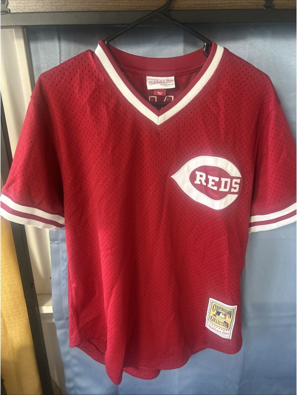 Mitchell & Ness Cincinnati Reds Johnny Bench #5 Jersey Red Size S